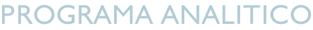 Programa analitico